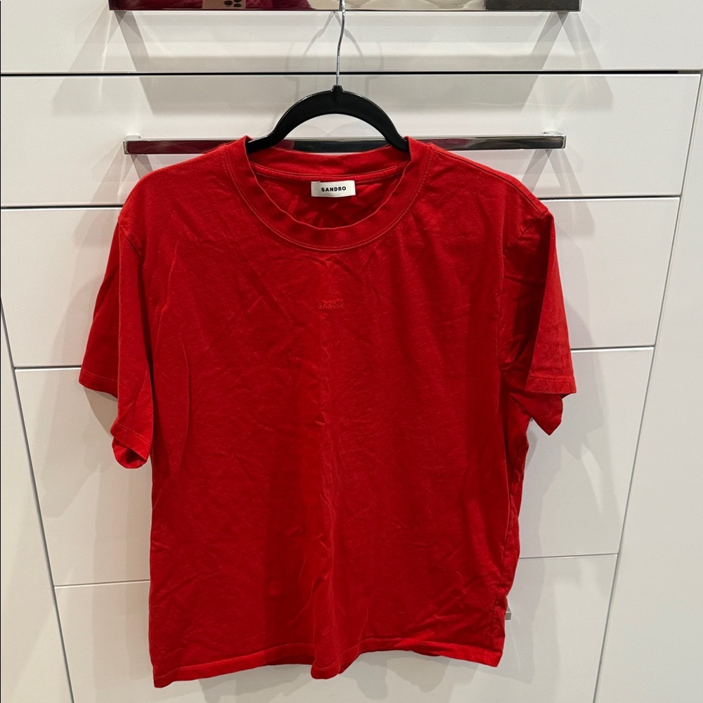 Sandro Bold Red Tee